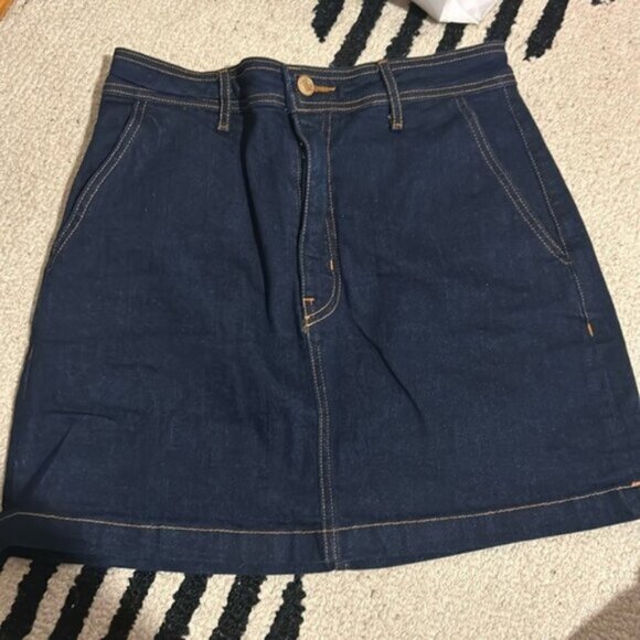 Derek Lam 10 Crosby Dorit Tailored Denim Mini Skirt Size 6/28 - Picture 3 of 5